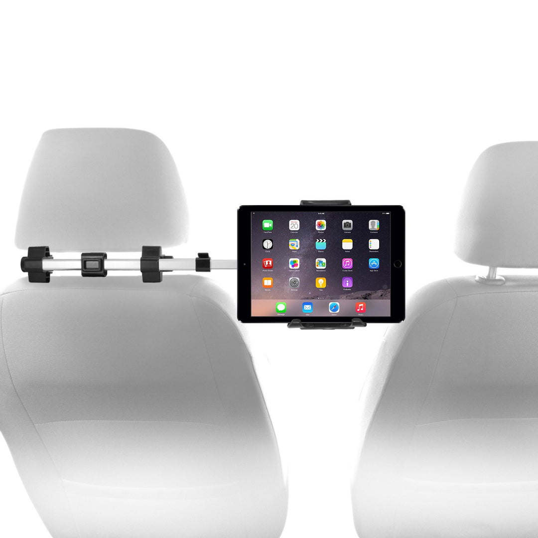 Macally Kfz-Kopfstützen-Halterung für iPad Pro/Air/Mini, Tablets, Nintendo Switch Silber, silber