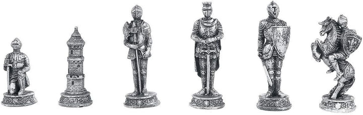 Nemesis Now Medieval Knight Chess Set Schachspiel Standard
