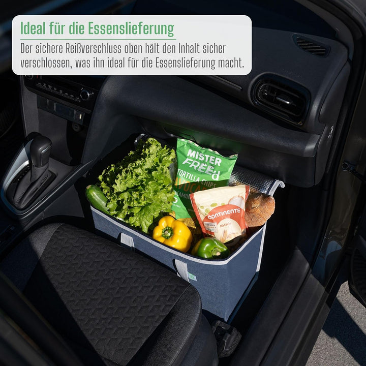 VENO 29 Liter Einkaufstasche Wiederverwendbare Faltbar Kühltasche Einkaufskorb, Gross Picknickkorb R