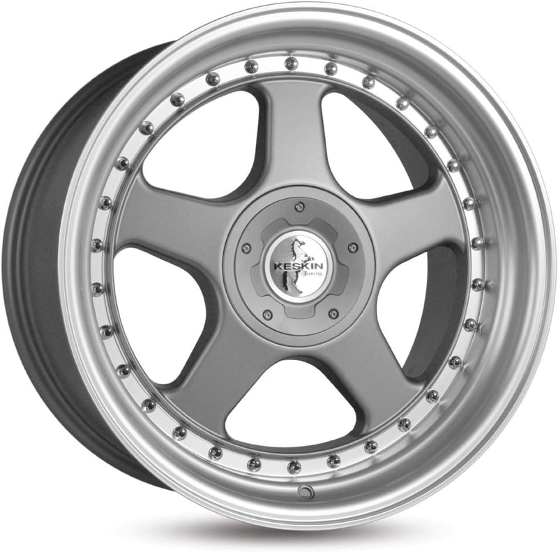 Keskin Tuning 5/112+120 ET35 72,6 TITAN GREY LIP POLISH