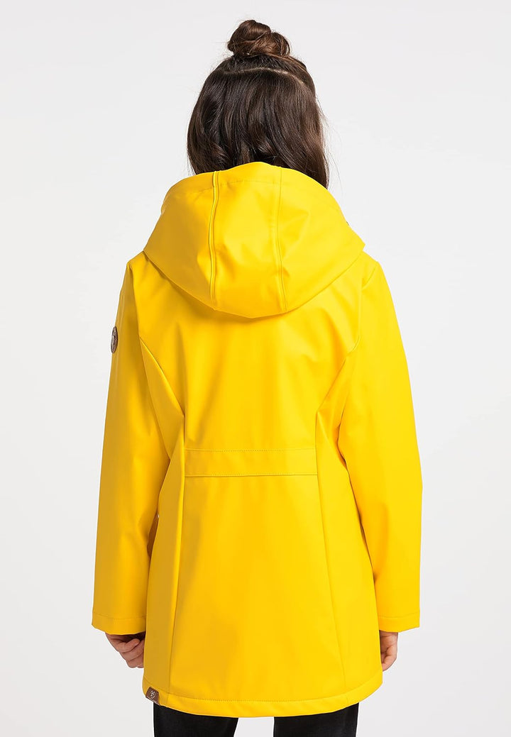 Ragwear Marjanka Mädchen Jacke Regenjacke Übergangsjacke Kinder Regenmantel Mantel Coat 152 Gelb, 15