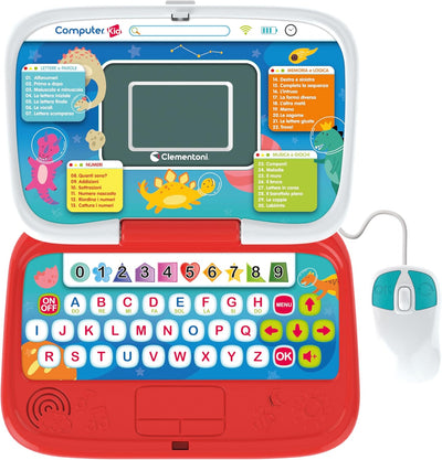 Clementoni Smart Start Laptop – Lernspiel 4 Jahre, Computer Kid, elektronisches Geschenk, Italienisc