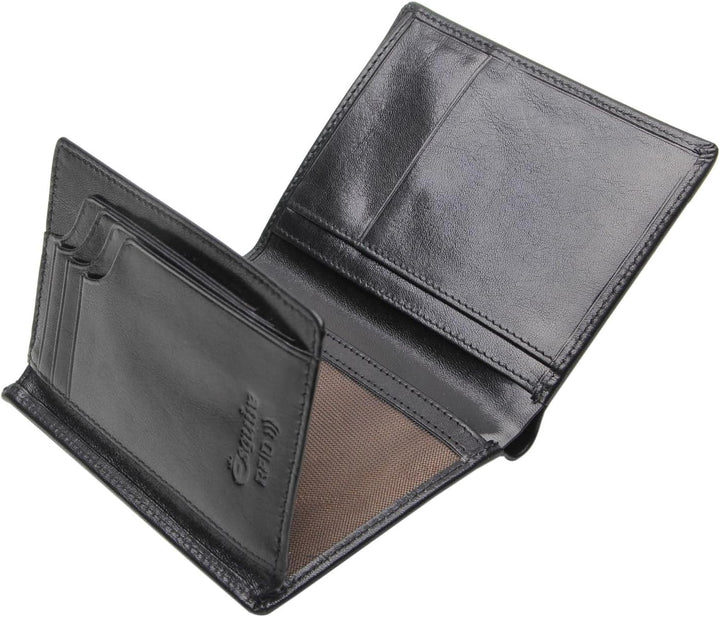 Esquire Toscana Ausweisetui Leder 10 cm Schwarz, Schwarz