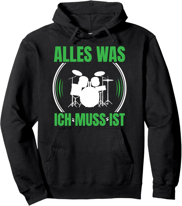 Drummer, Schlagzeug und Schlagzeuger Motiv Pullover Hoodie