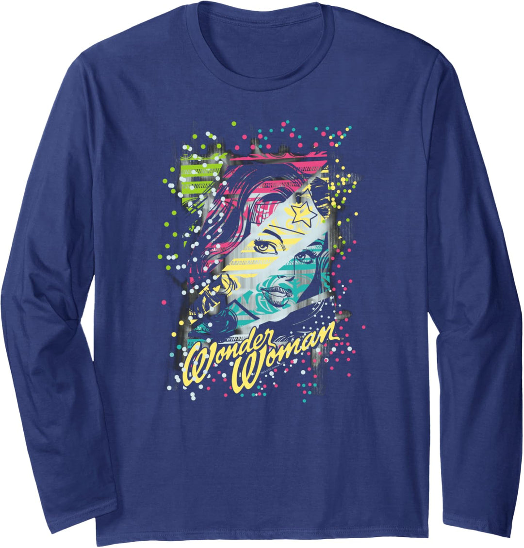 Wonder Woman Color Block Langarmshirt