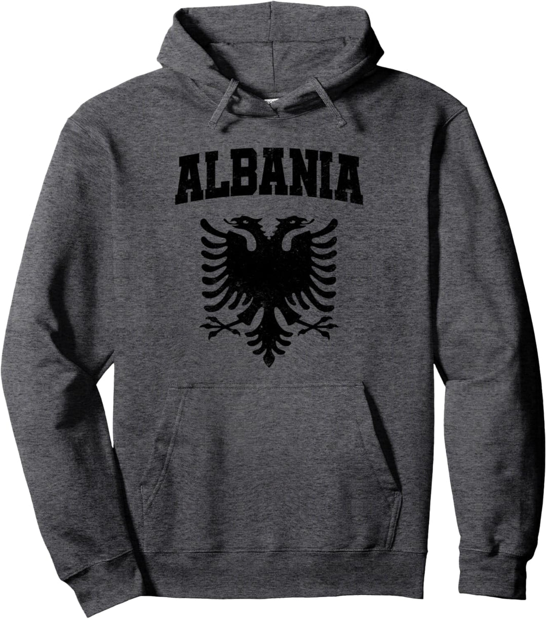 Albania Flag Albanisches Wappen Fahne Albaner Pullover Hoodie