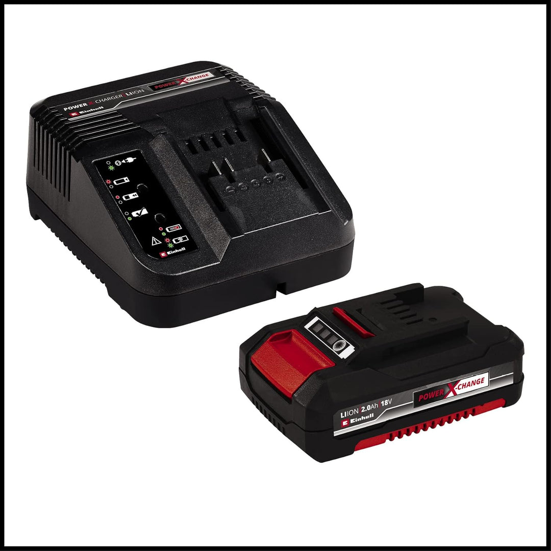 Einhell Akku-Rasentrimmer GE-CT 18/28 Li Kit Power X-Change (18 V, 28 cm Schnittbreite Faden, dreh-