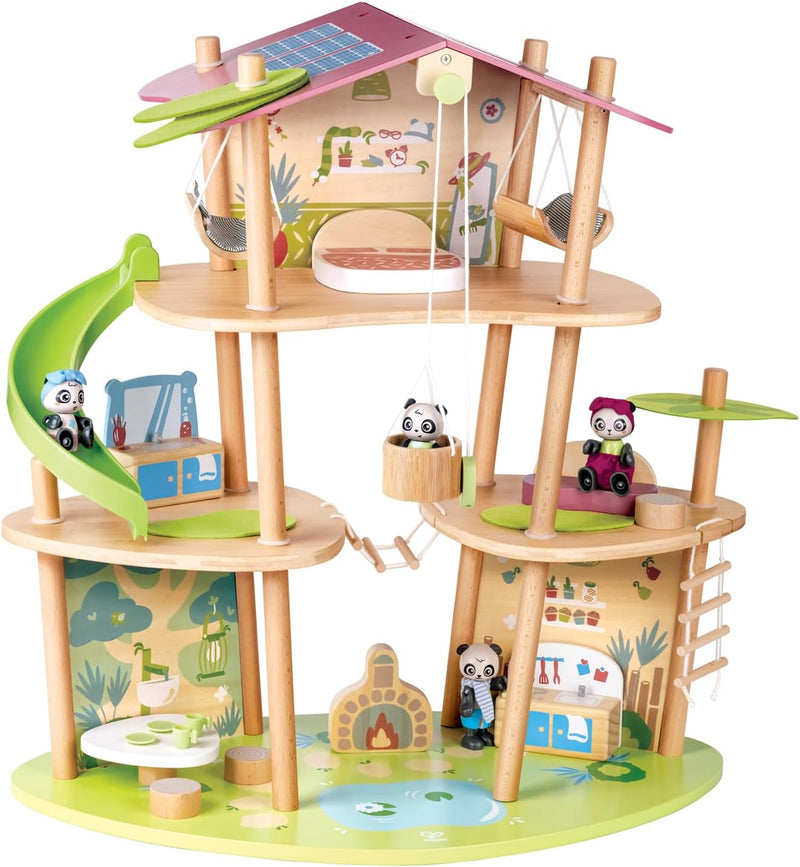 Hape Green Planet Explorers Das Bambushaus der Pandas