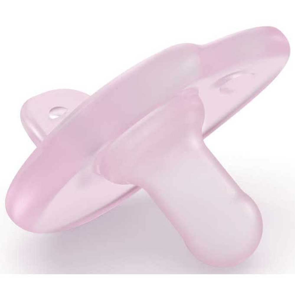Philips AVENT Soothie – BPA-freier Schnuller für Babys von 0 bis 6 Monaten, rosa/hellrosa (Modell SC