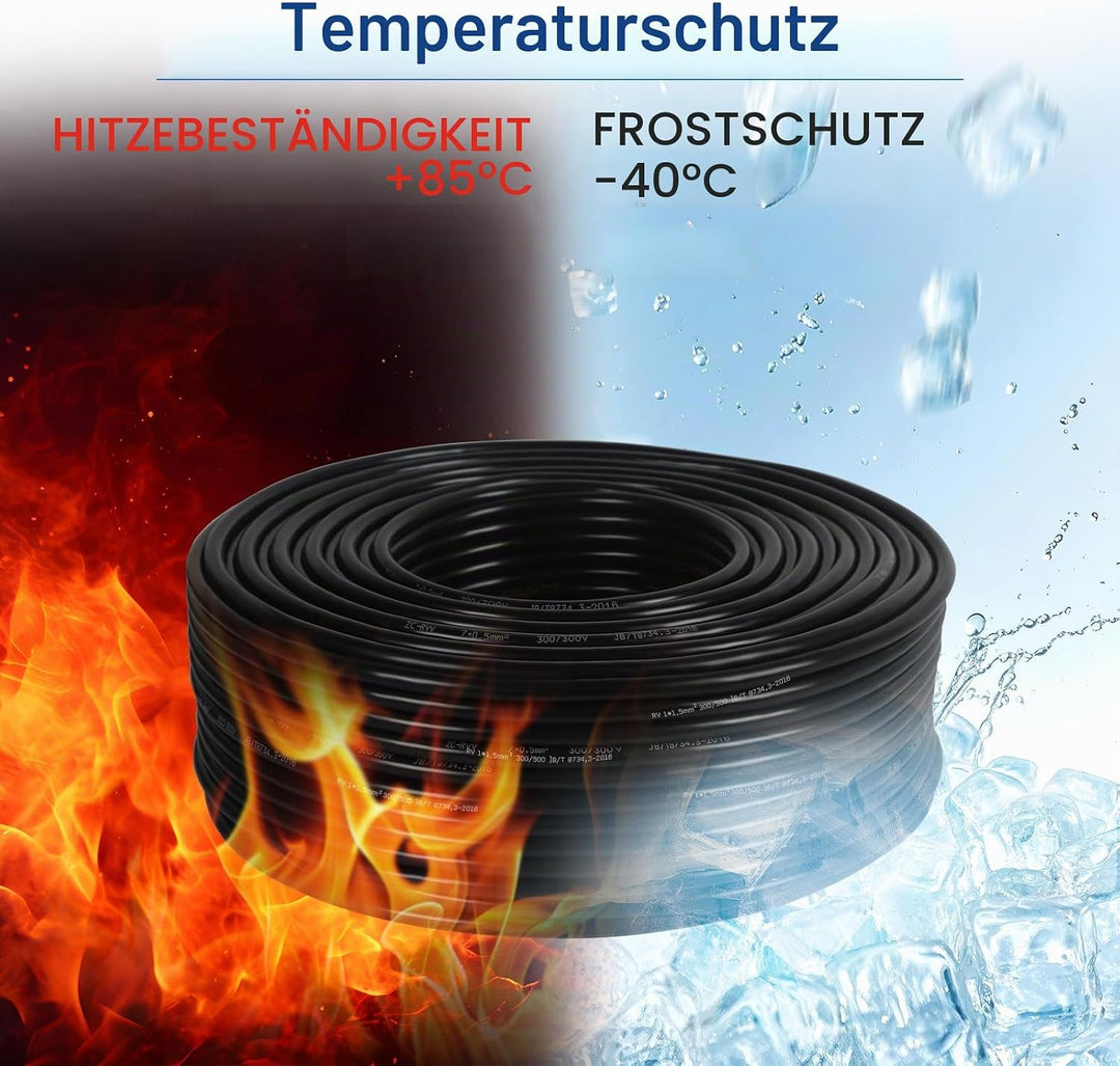 7 Adriges Fahrzeugleitung Kabel 20m, 12V 24V 7 Adriges Anhängerkabel LED-Rücklichter Verkabelung Kab