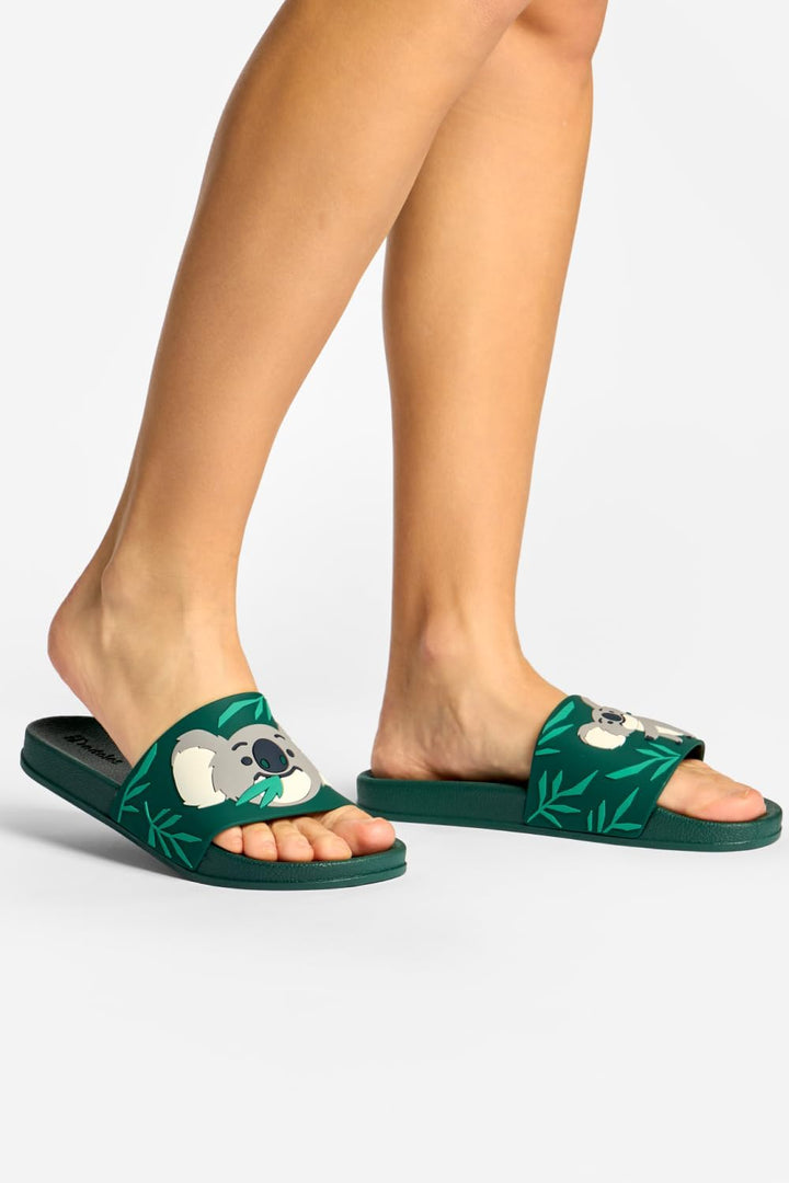 Dedoles Badeschuhe &amp; Hausschuhe Damen Herren &amp; Kinder Badesandalen lustige Designs Bücher Kaffee Par