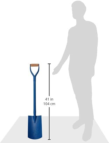 Draper Tools Expert Vollstahl -Bauschaufelmit quadratischer Öffnung, Hochleistungs-Grabschaufel mit