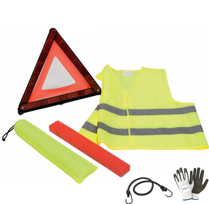 KOMPATIBEL MIT Land Rover Range Rover EVOQUE 3P KIT FÜR Auto Motorrad LKW WARNDREIECK + Fluo Jacke +