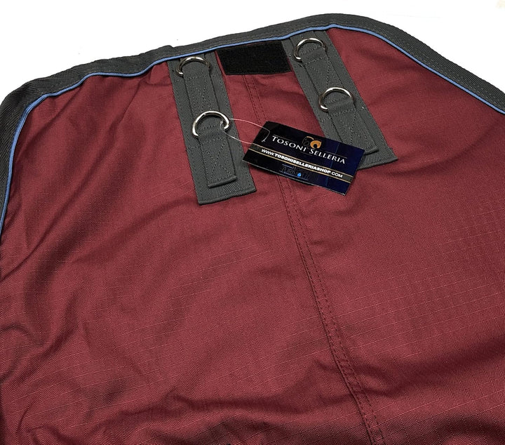 Horses, Pferdekoppeldecke Horses Turnout 200 gr, Wasserdicht, Gepolstert, Widerstandsfähig, mit Kreu