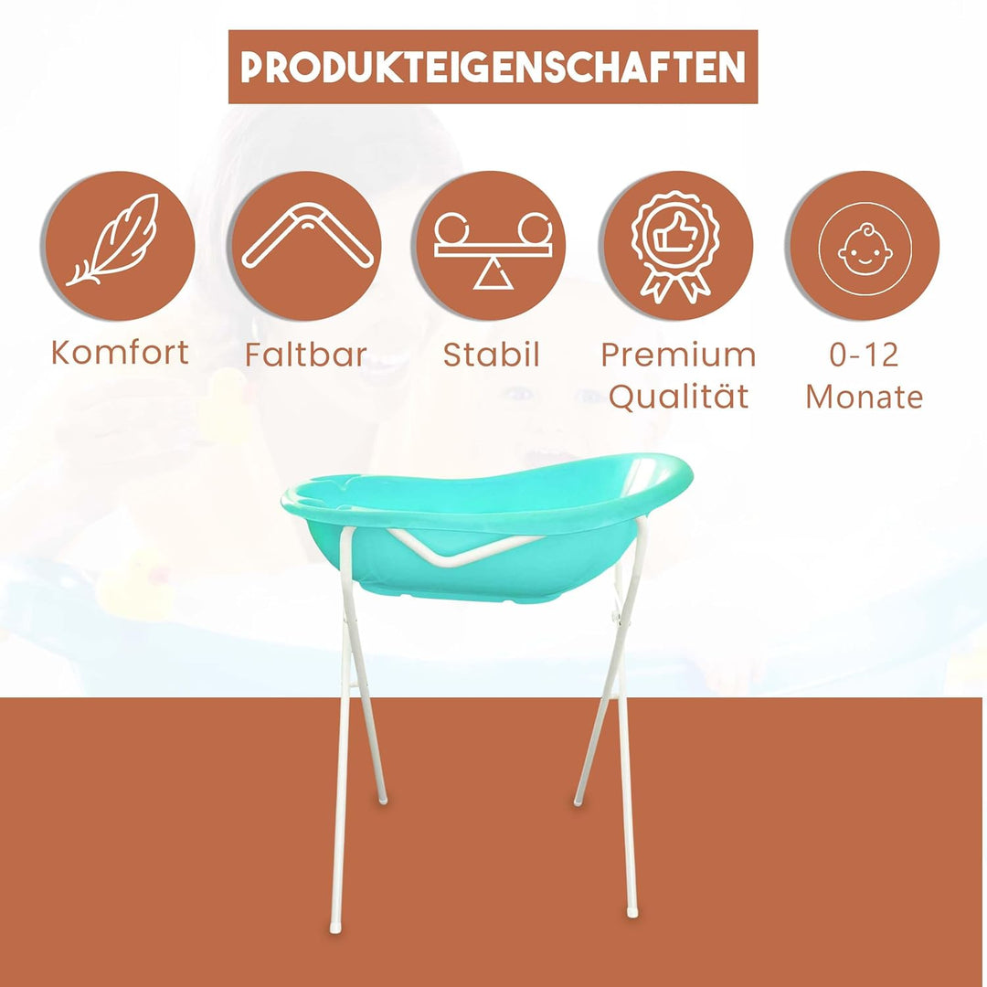 Ständer für Babybadewanne | Babybadewannenständer | Ständer für Babybadewanne ohne Babywanne | Viels