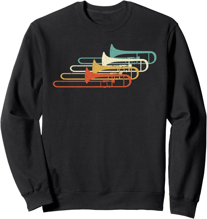 Retro Posaune Blaskapelle Orchester - Vintage Posaune Sweatshirt