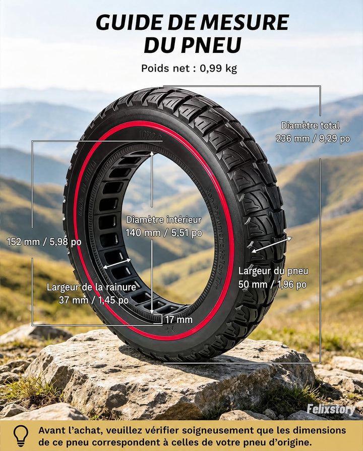 10 x 2,0 Zoll 10 x 2,125, 50/75-6,1 Vollreifen für Xiaomi Roller M365 Pro 2 EVERCROSS EV10K, 10 x 2/
