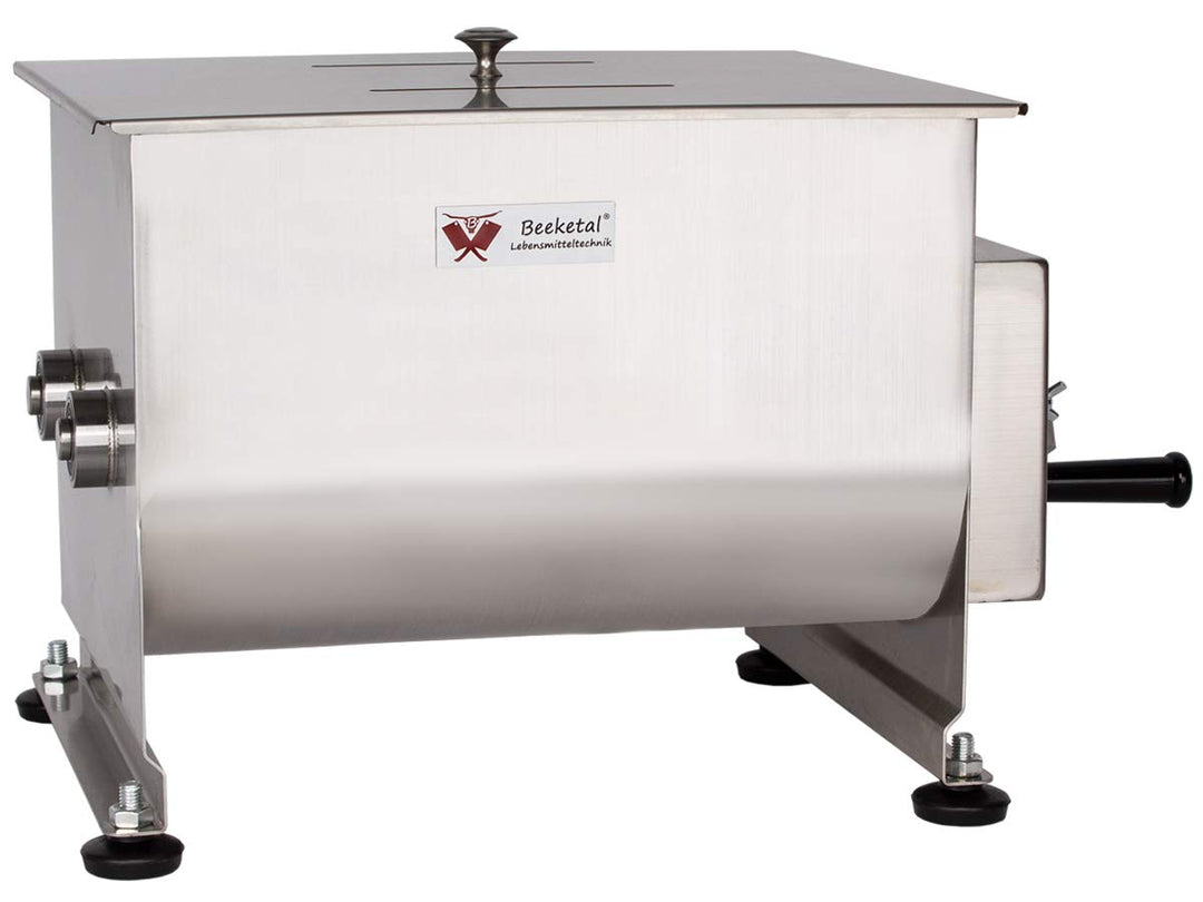 Beeketal 'FMD20' Gastro Marinator Vermenger aus Edelstahl mit ca. 20 Liter Volumen, 2 Butterfly-Misc