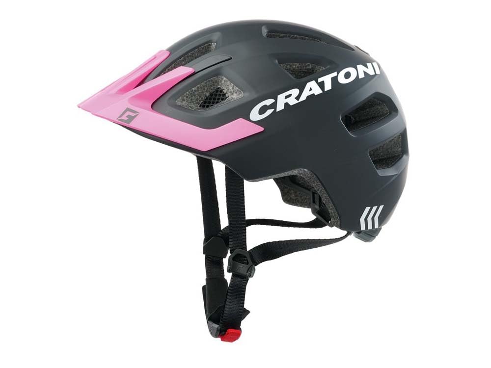 Cratoni Unisex – Erwachsene Maxster Pro Fahrradhelm, Schwarz/Pink, S