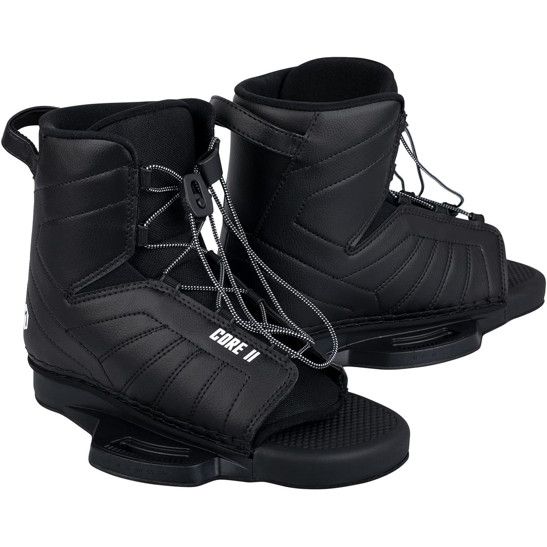 Mesle Wakeboard-Bindung Core, Open Toe Boots, Grösse 32-47 EU, Schuhe, schwarz L-XL, L-XL