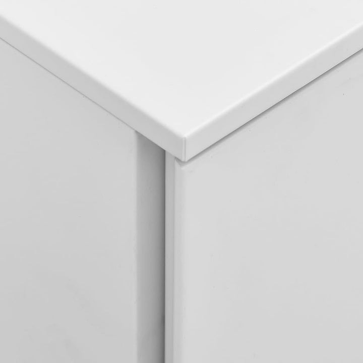 vidaXL Aktenschrank mit Rollen Rollcontainer Bürocontainer Schubladenschrank Büroschrank Stahlschran