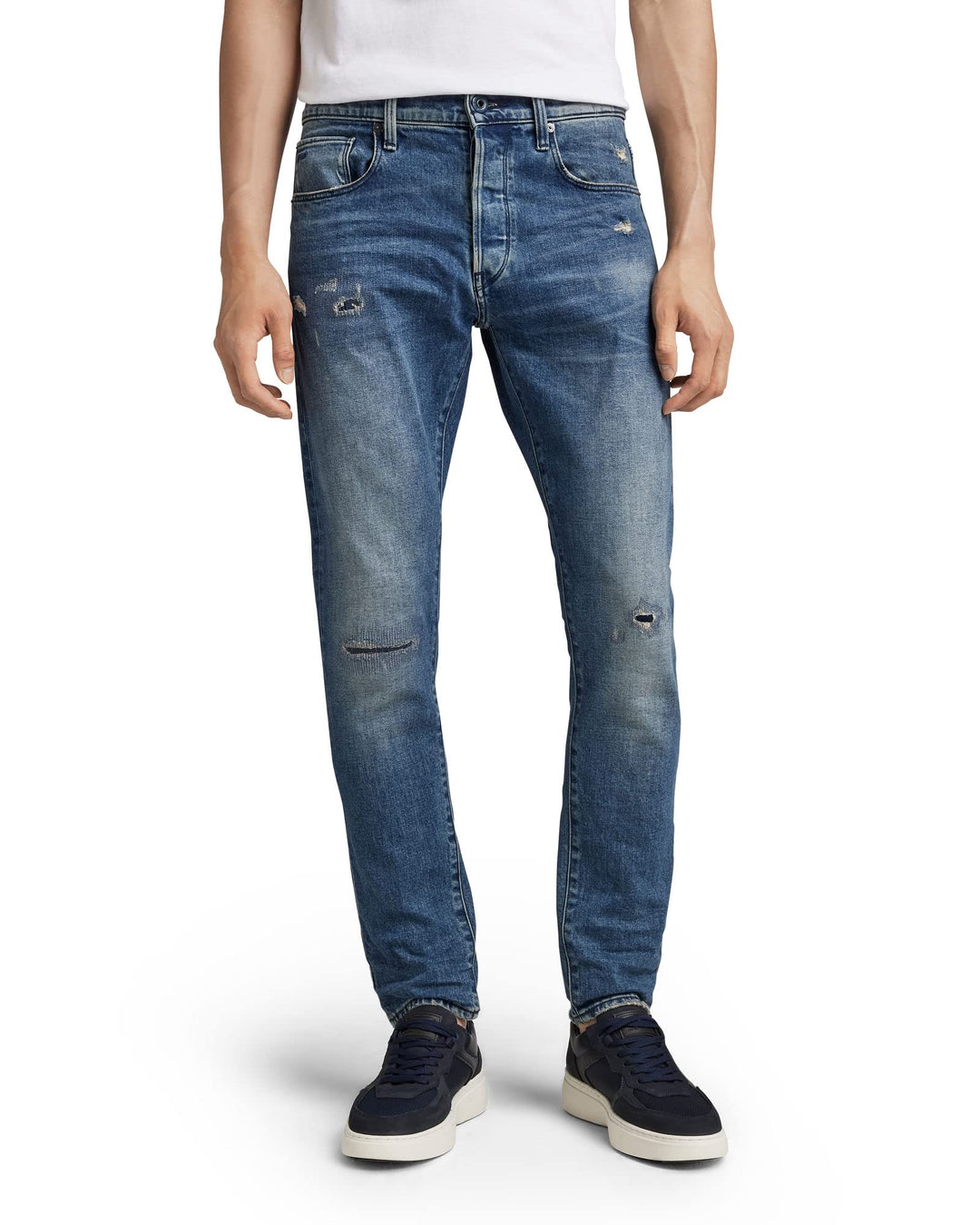G-Star Herren Jeans 29W / 32L Blau (Faded Cascade Restored 51001-c052-c966), 29W / 32L Blau (Faded C