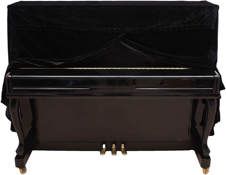 Alomejor Schutzhülle für Klavier, Velours, Klavierbezug, Stoff, komplett, Pleuche, Staubschutz, für