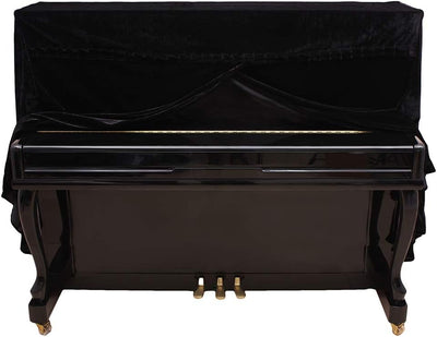 Alomejor Schutzhülle für Klavier, Velours, Klavierbezug, Stoff, komplett, Pleuche, Staubschutz, für