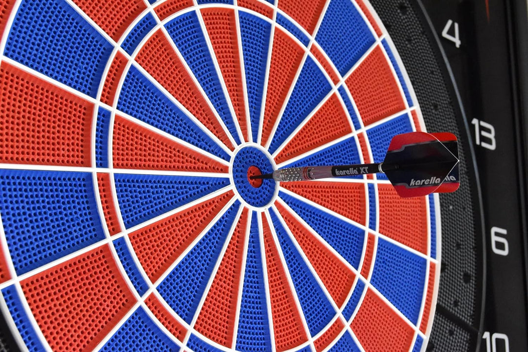 Karella Commander Steeldart und Softdart Silver, 90% Tungsten, 19, 21g, 23g, für klassisches Dartboa