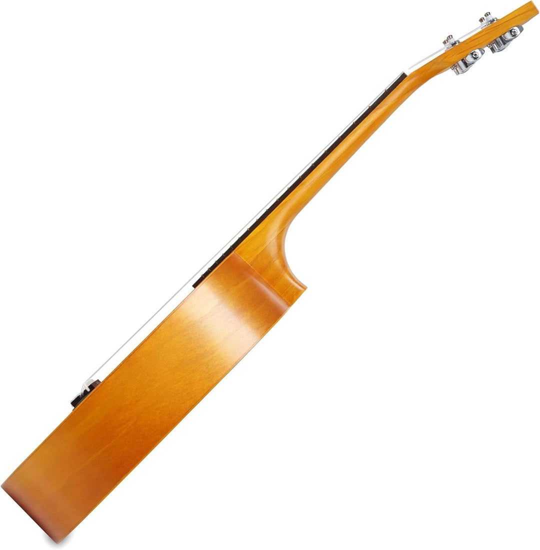 Classic Cantabile UC-240P NAT Konzert-Ukulele Pineapple (originelle Optik, 18 Bünde, edle Verarbeitu