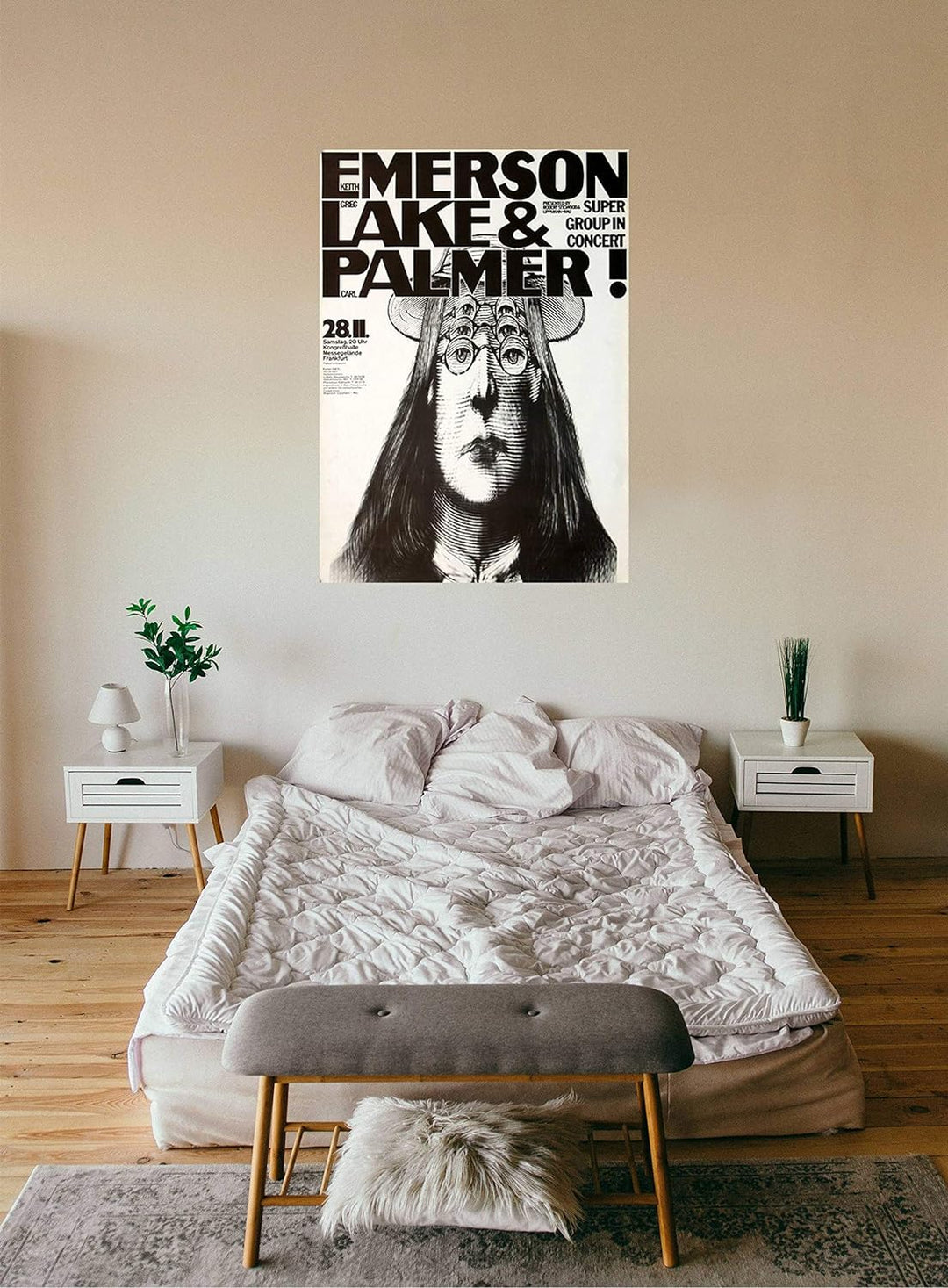 Emerson, Lake & Palmer - Tarkus, Frankfurt 1970 » Konzertplakat/Premium Poster | Live Konzert Verans