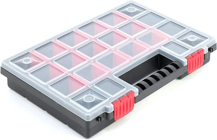 10x Sortimentskasten NORS14 Sortierbox Set Sortierkasten Kleinteilemagazin Mit Trennstegen Mit komfo