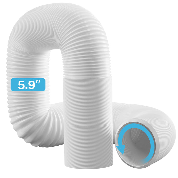 Hon&amp;Guan Tragbare Klimaanlage Schlauch 150mm Bis zu 2m Länge, klima Abluftschlauch Abluftrohr Gegen