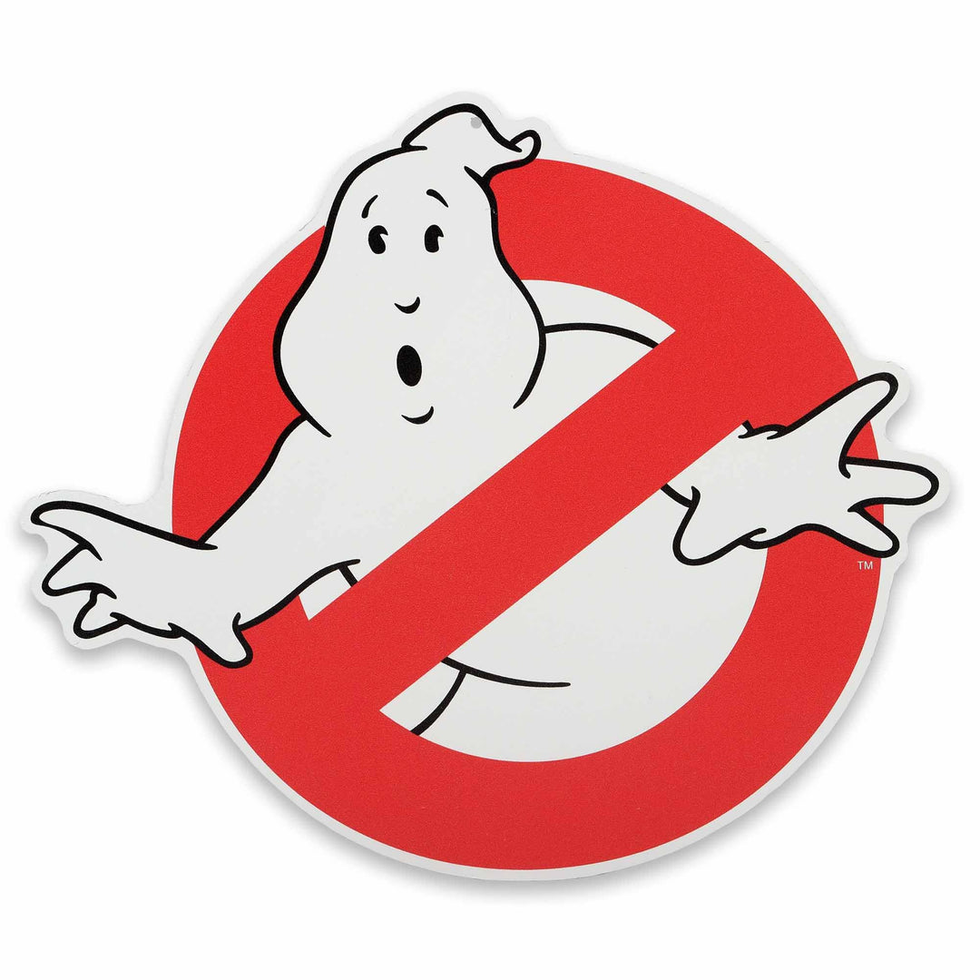 Ghostbusters Metallschild mit klassischem Logo – Vintage-Ghostbusters-Schild für Männerhöhle, Filmzi