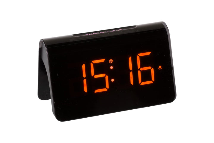 TFA Dostmann 60.2543 Digitaler Funk Wecker ICON LED Leuchtziffern orangene Ziffern, orangene Ziffern