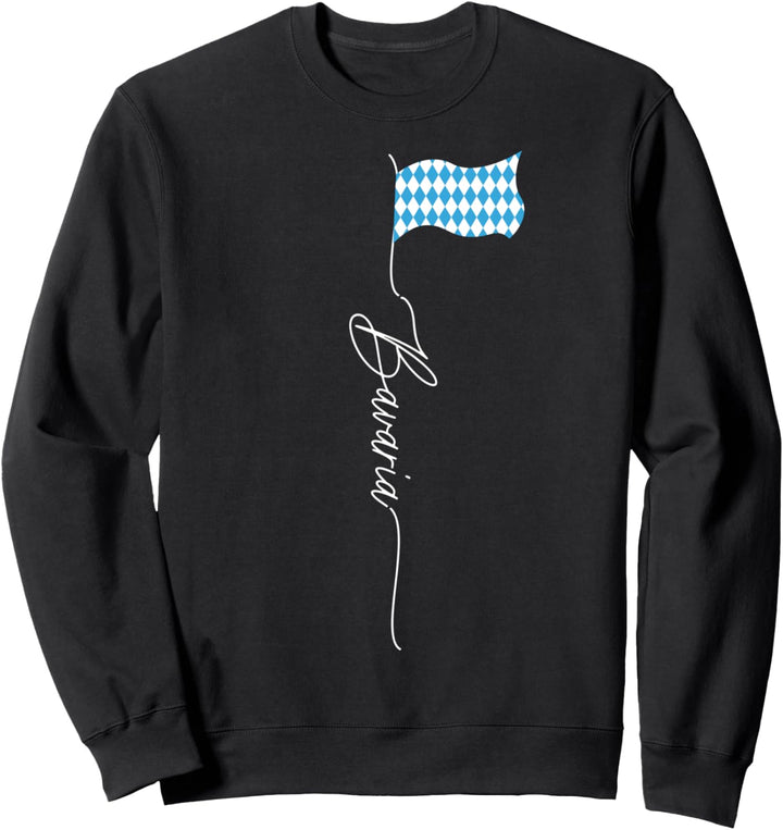 Flagge Bayern - Englische Rechtschreibung, Regionalflagge Deutschland Sweatshirt