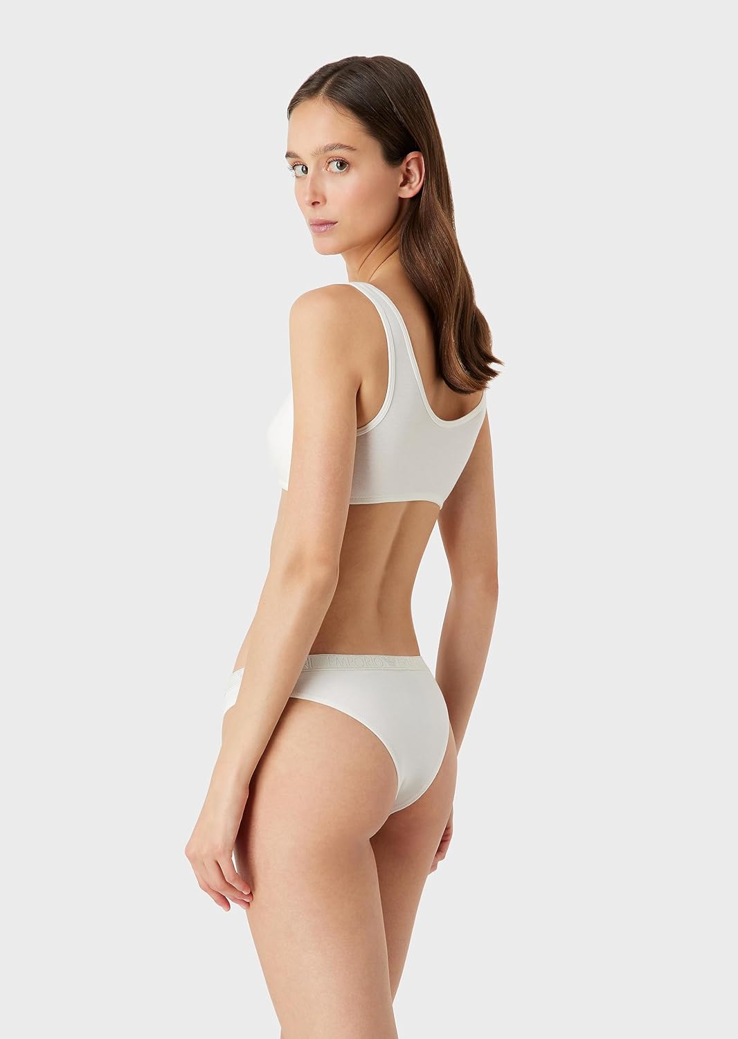 Emporio Armani Damen Briefs (2er Pack), S Cream