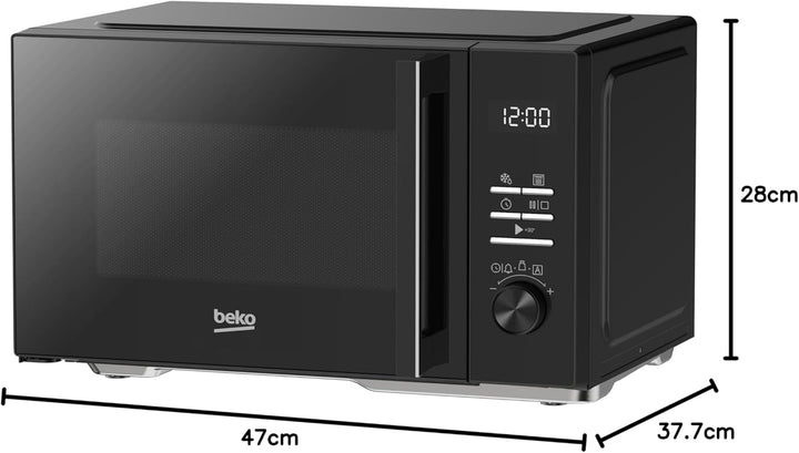 Beko - MGF24310B – Mikrowelle mit Grill, 24 Liter, 900 W, digital, freistehend, 8 Kochfunktionen – S