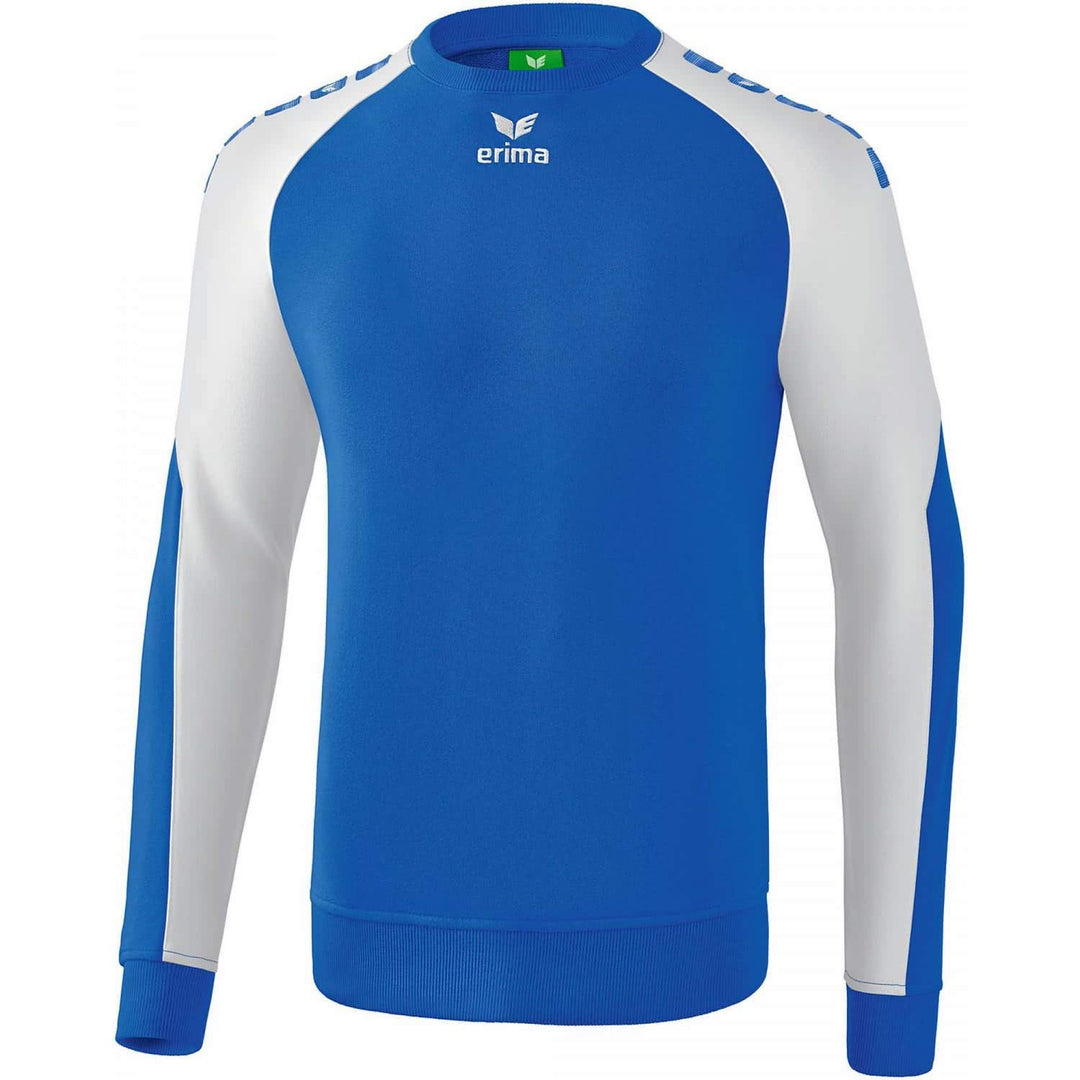 Erima Herren Pullover Essential 5-C Sweatshirt S New Royal/Weiss, S New Royal/Weiss