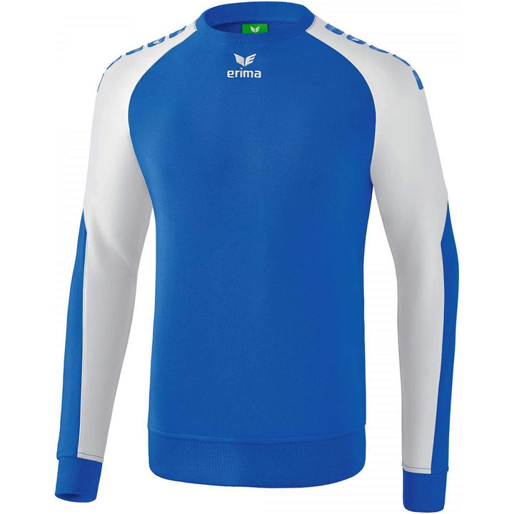 Erima Herren Pullover Essential 5-C Sweatshirt S New Royal/Weiss, S New Royal/Weiss