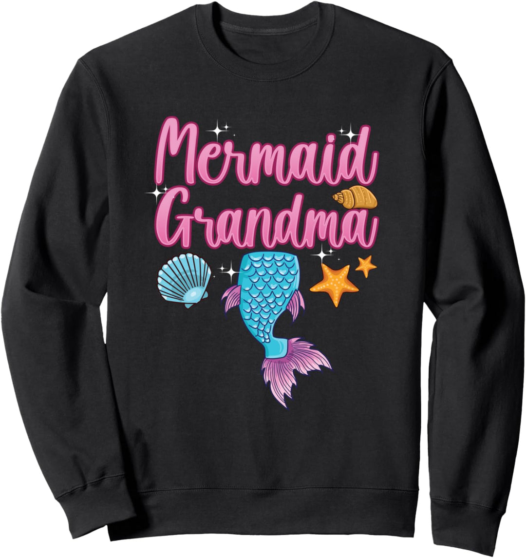 Meerjungfrau Oma Niedliche Grossmutter Nana Fee Göttin Sweatshirt
