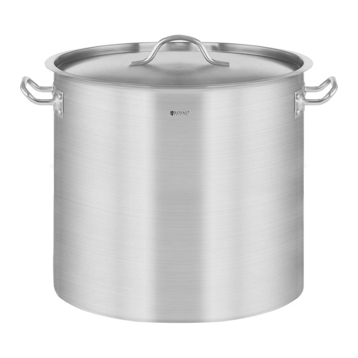 Royal Catering Edelstahltopf Induktion Kochtopf RCST-17E3 (17 L, Bodendicke 3,8 mm, Edelstahl)