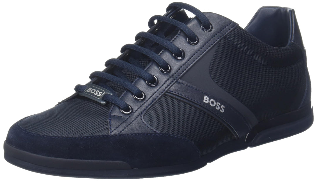 BOSS Herren Saturn Mx A Sneaker 40 EU Dunkelblau, 40 EU Dunkelblau