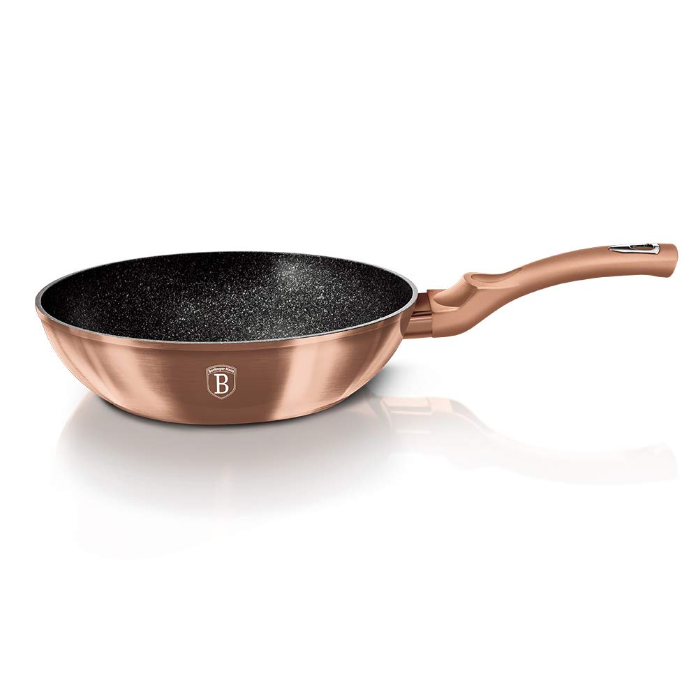 Berlingher Haus Pfanne Wok Rosegold Collection Kupfer 28 cm - BH-1512