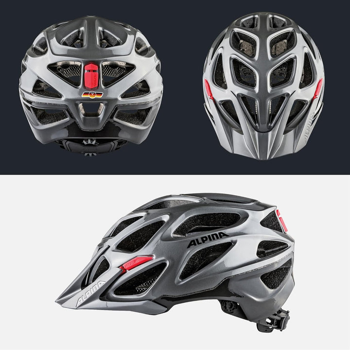 ALPINA MYTHOS 3.0 - Leichter, Optimal Belüfteter & Anpassbarer Fahrradhelm Mit Antibakteriellen Pols