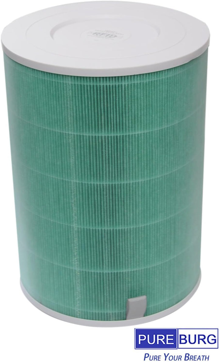 PUREBURG Ersatz-Filter kompatibel mit Xiaomi 4 Pro Luftreiniger H13, 4-stufige Filtration, Aktivkohl