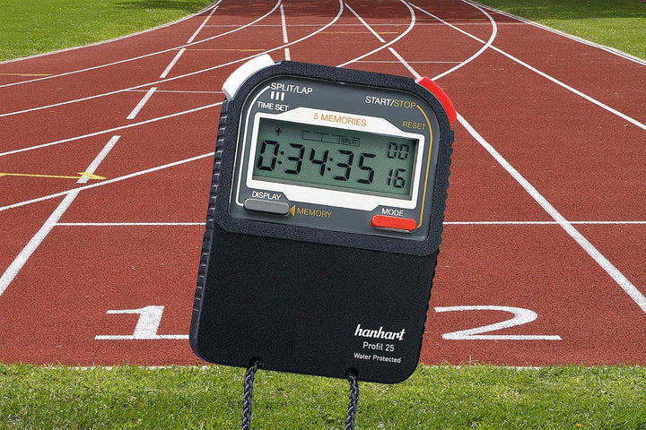Stoppuhr Pro 25 1/100 Sek.dig.HANHART