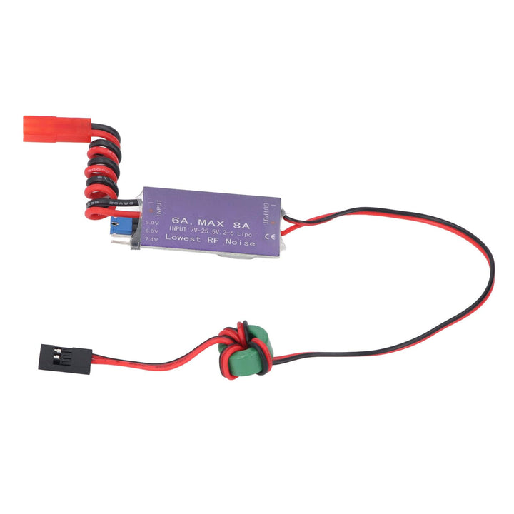 Externes UBEC-Spannungsreglermodul für RC-Hubschrauber, 7–25,5 V Akkueingang, 5 V, 6 V, 7,4 V, 6 A A
