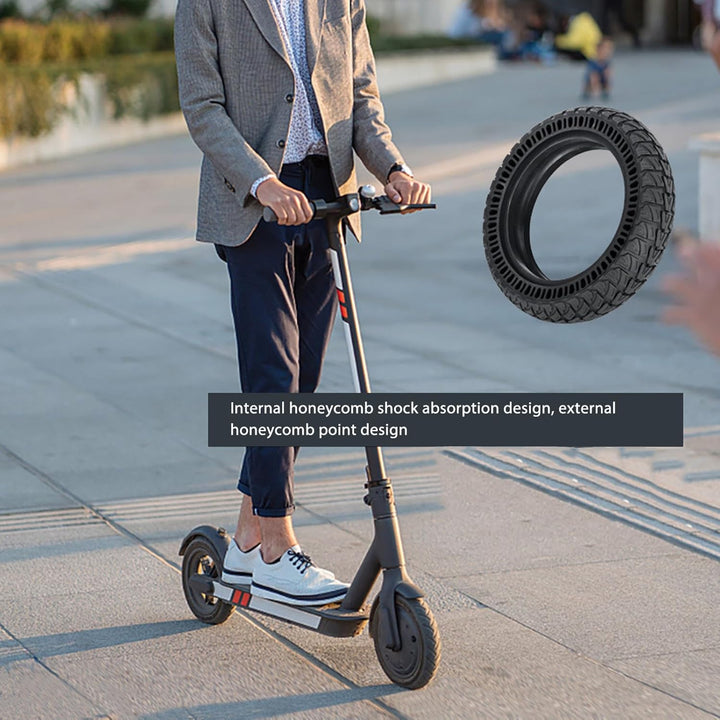 Tyenaza Solid Reifen, 9 X 2,25 Zoll Elektroroller Reifen E Scooter Ersatzräder Tyres mit Montagewerk