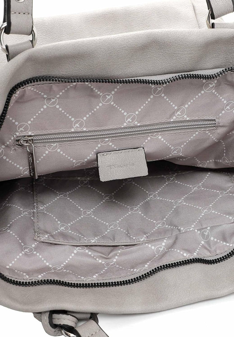 Tamaris Shopper TAS Nele 32803 Damen Handtaschen Uni Einheitsgrösse Lightgrey 810, Einheitsgrösse Li